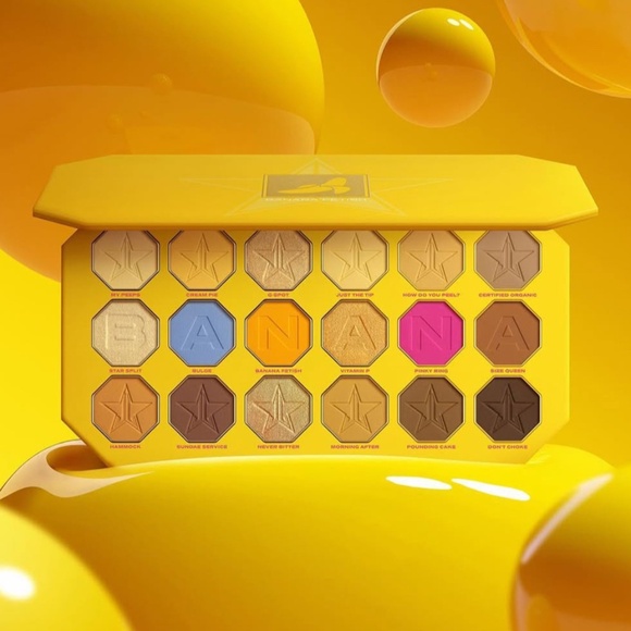 Jeffree Star Cosmetics Banana Fetish Artistry Makeup Eyeshadow Palette BRAND NEW - Picture 5 of 16